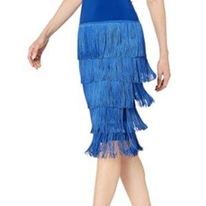 Women's All Over Fringe Tube Skirt